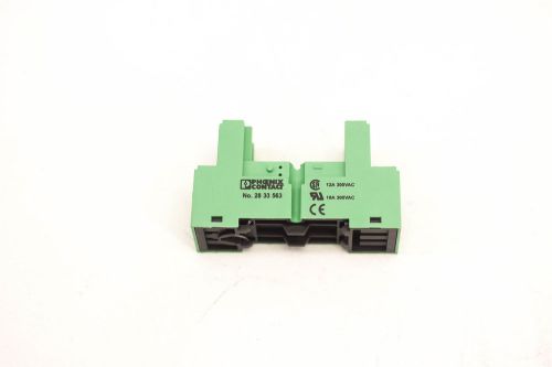 PHOENIX CONTACT 2833563 SOCKET, RELAY, FOR PR2 SERIES