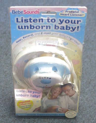 UNISAR BE001 Bebe Sounds Prenatal Heart Listener Unopened NEW