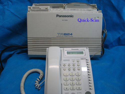 Panasonic kx-ta824 hybrid phone system, battery is dead for sale