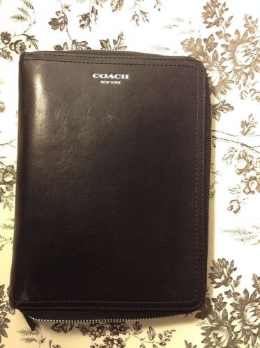 Coach Legacy Black zip Agenda Organiser Planner