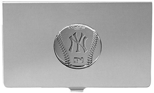 Maron enterprises inc. mlb new york yankees engraved rhodium-plated business for sale