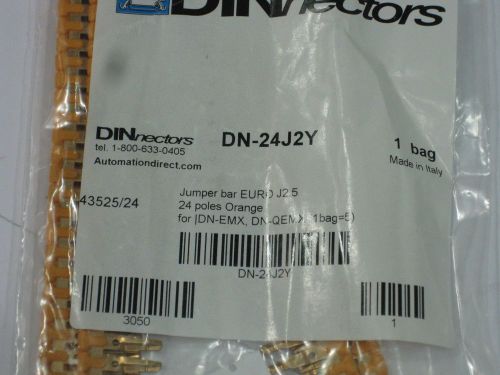 NEW  DN-2J2Y automation direct terminal block jumpers bar sealed bag of 100 new