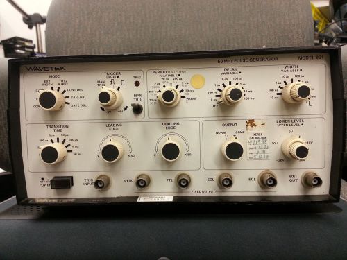 Wavetek Model 801 50 MHz Pulse Generator