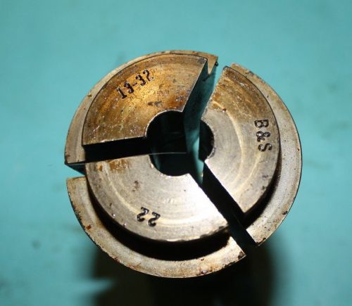 Brown and sharpe 13/32&#034; round #22 collet     021616mb19 for sale