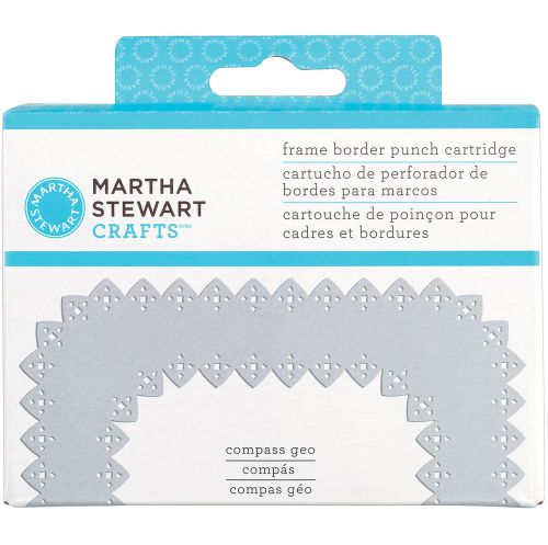 Martha Stewart Frame Border Punch Cartridge-Compass Geo