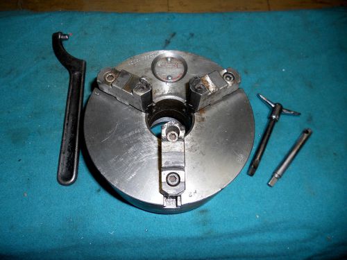 6&#034; cushman 3 jaw chuck from 10&#034; south bend heavy 10 lathe, 2-1/4&#034; x 8 mount for sale