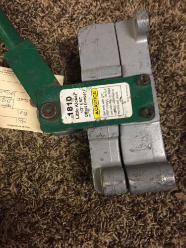 Greenlee 1810 Little Kicker 1/2&#034; EMT Offset Bender