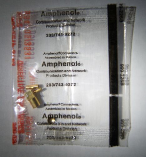 *new* amphenol 903-291p-51a1 ra smb female connector - rg178 rg178a rg196 m17/93 for sale