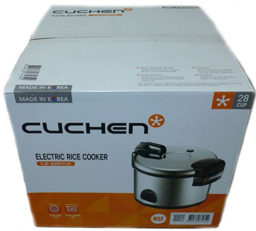 Cuchen commercial rice cooker &amp; warmer 28 cup nsf approved made in korea for sale