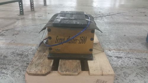 SCRAP MASTER 1500 BOLSTER MOUNT PNEUMATIC CONVEYOR DRIVE AIR BELLOWS TECHNOLOGY