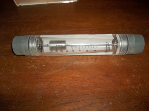 King Instrument Co. 12&#034; Acrylic Tube Flowmeter 1 7/8, 7205-0201-W