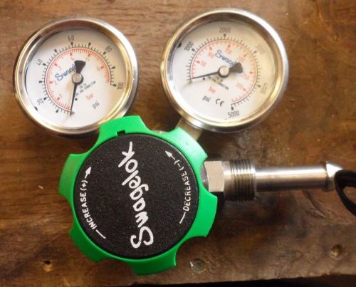 SWAGELOK PRESSURE REGULATOR 3600 PSIG/0-100 PSIG