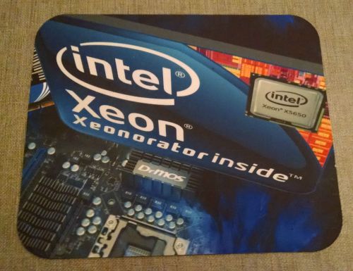 Mouse Pad Home Office Intel inside  Xeon Xeonorator Iinside X5650