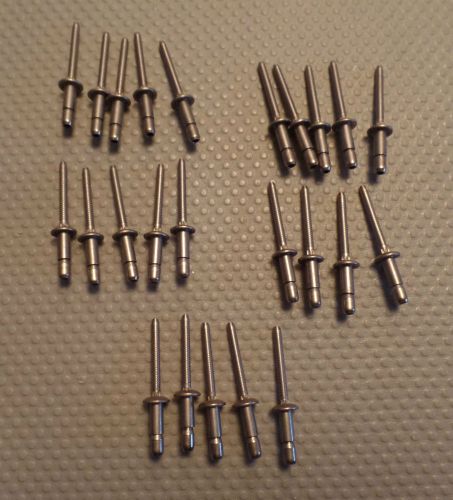 3/16 all stainless steel monobolt structural  blind rivet ssd627 lot of 25 for sale