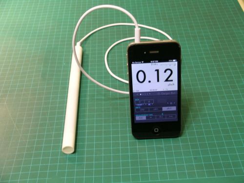 Geiger Counter/Radiation Detector, earphone, iPhone/Android/PC compatible