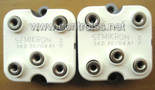 2Pcs SKD30/04A1 SEMIKRON POWER BRIDGE RECTIFIER - NEW