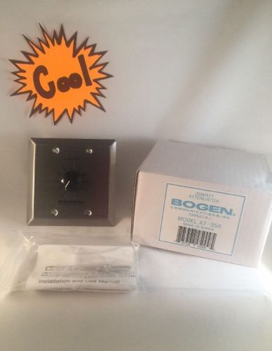 Bogen Communications 35 Watt Attenuator Model AT-35A for 25V or 70V