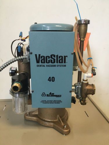 Air Techniques VacStar 40 Dental Vacuum 2HP Mfg Date 2006 Perfect!