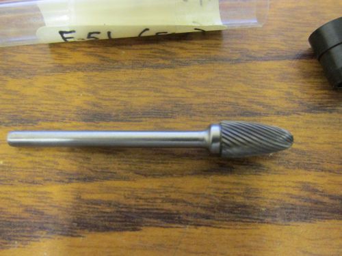 SF-51  USA  1/4&#034; Fine Cut Miniature Tree Shape Carbide Tip Burr