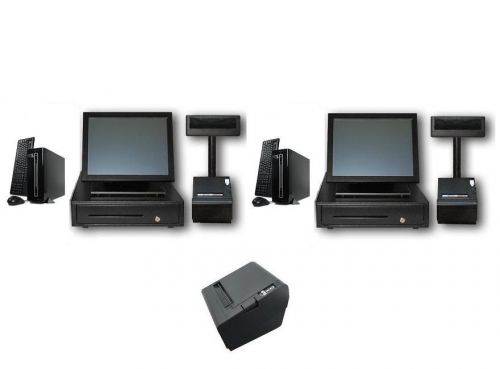 Two station POS System - Quickserve restaurant config