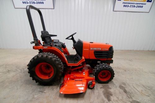 Kubota b7510 4wd diesel tractor, hst transmission, 60&#034; mower deck, 663 hrs! for sale