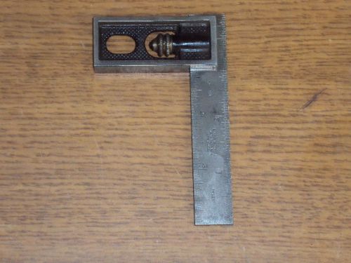 STARRETT NO 13 MACHINISTS DOUBLE SQUARE 4&#034; INCH