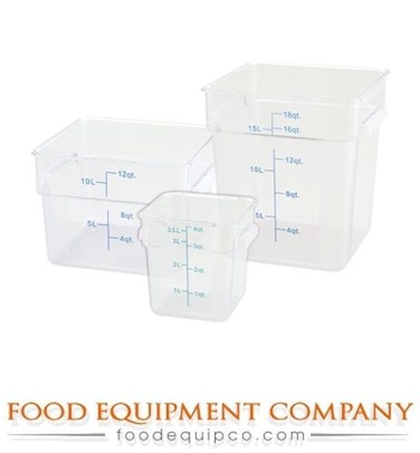 Winco PTSC-12 Storage Container, 12 qt, square - Case of 12