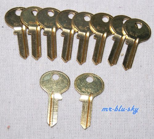 Locksmith - lot of 10 hl1-m brass key blanks jet for sale