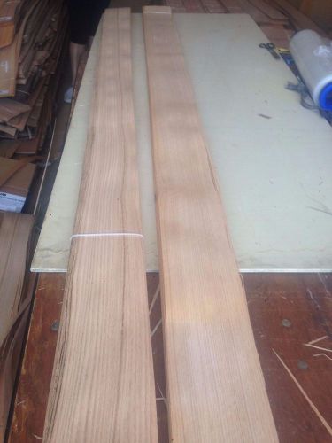 Wood Red Oak   Veneer  2 bundles  total 64 pcs  RAW VENEER  N759.