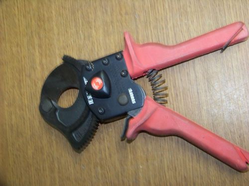 HK Porter 5090FS Ratchet-type One Hand Operated Soft Cable Cutter