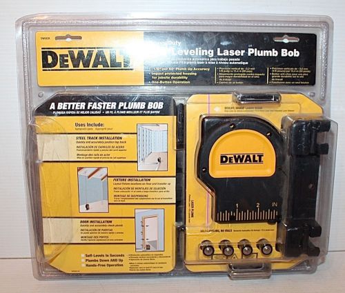 NEW DEWALT HEAVY DUTY SELF-LEVELING LASER PLUMB BOB STILL SEALED IN PLASTIC