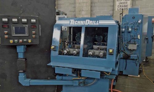 Technidrill 4 spdl gun drill 250-4 2005 fanuc cap .031&#034;  - .37&#034;  x 10&#034; full auto for sale