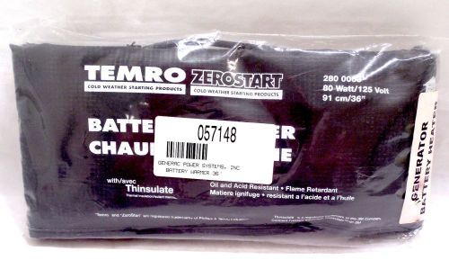 Zerostart battery warmer blanket 36&#039; 80w new in sealed package for sale