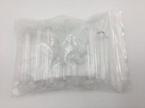 Tinksky plastic sample test tubes gift tubes with caps ,5ml ,pack of 25 (transpa for sale