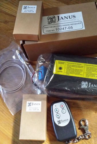 NEW! JANUS PANTHEON LONG RANGE RECEIVER 10247-05 AND TWO 2 REMOTES 10247-06 OEM