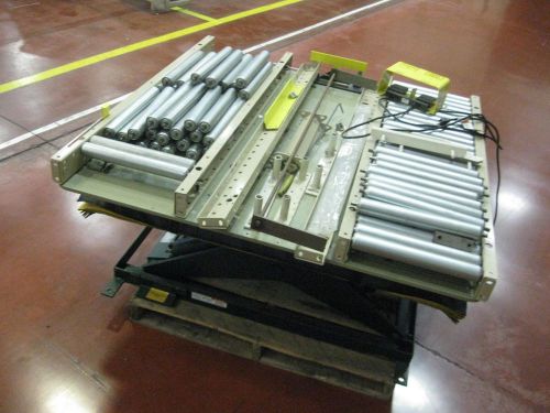 SOUTHWORTH 3500-LB Cap. 36x48 Model LS4-36W Lift Table + Conveyors KNOXVILLE TN