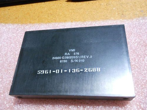 Vmi rectifier # g390226s1  nsn: 5961-01-136-2688  # ra-576 for sale