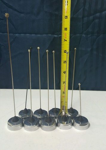 Lot of 9 maxrad muf 7000 motorola nmo 700 800 mhz 1/4  antenna 150 watt pd fd for sale