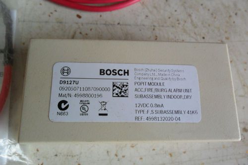 NIB 2 Radionics Bosch D9127U Popit Module