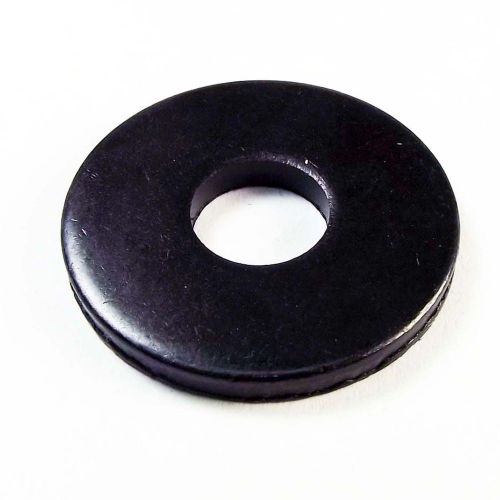 (cs-720-105) (10 qty) 3/8 flat washer  id .39 x od 1.125&#034; thick 1/8&#034; black zinc for sale