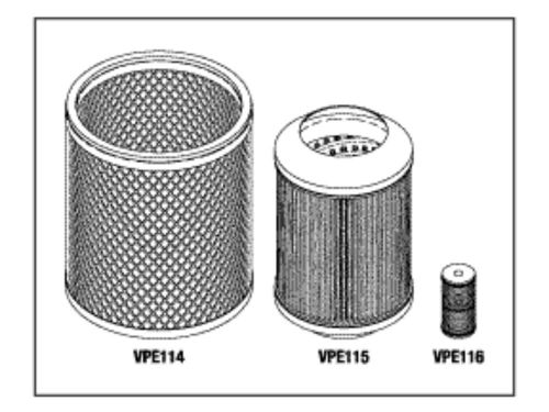 RamVac Bulldog Filter QT1, QT2, QT3, 550 PM Maintenance Kit #003740 #VPK113