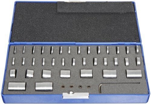 Fowler 53-680-000 Space Gage Block Set, 36 Piece