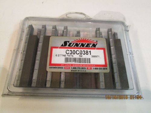 SUNNEN  six set of C30-CO3-81 abrasives nt Kwik-way,Rottler