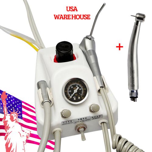 USA Dental Air Turbine Unit Work w/ Compressor +LED E-generator Handpiece 4H YBM