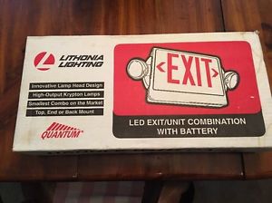 Lithonia lighting emergency exit quantum series for sale