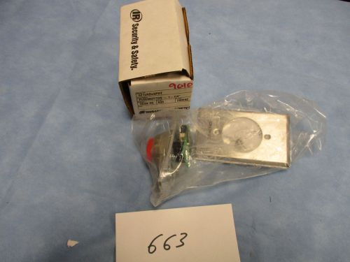 Locknetics Schlage Pushbutton 1-1/4&#034; # 621XRDXSPDT (NEW in Box)