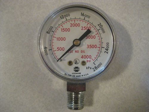 USG US Gauge USA BU-2581-AM 4000 psi