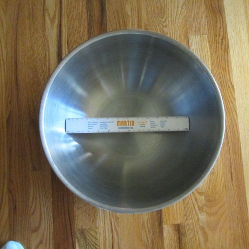 LARGE 13 QT STAINLESS STEEL MIXING BOWL INDUSTRIAL RESTAURANT