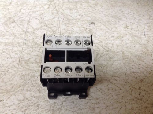 Siemens 3TH2040-0AK6 110/120 VAC Coil Control Relay 3TH20400AK6 3TH2 40E (TB)