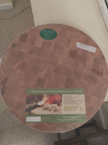 John Boos Cutting Board Chopping Block 18&#034; dia. 3&#034; thick